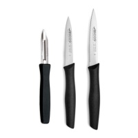Set d'éplucheurs et 2 couteaux éplucheurs 8.5 et 10 cm lame Nova - Arcos