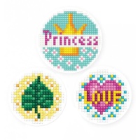 Sticker peinture diamant princesse - Collection D art - 3 unités