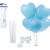 Centre de table pour ballons transparents - 8 pièces