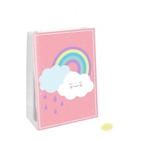 Sacs en papier Rainbow Cloud - 4 pcs.