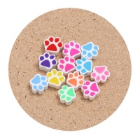 perles de couleur de la jambe de 1 cm - 12 pcs.