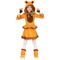 Costume de lion avec volant à la taille pour filles