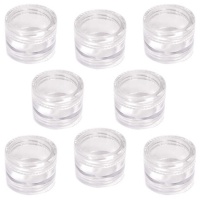 3 x 2 cm pots empilables en plastique vissés - Innspiro - 20 pcs.