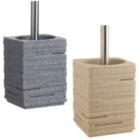 Brosse de toilette carrée en sable - 1 pc.