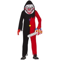 Costume de clown tueur à capuche pour homme