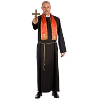 Costume classique de prêtre pour homme
