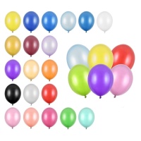 Ballons en latex métallisés de 30 cm - PartyDeco - 100 pcs.