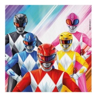 Serviettes de table Power Rangers 16,5 cm - 20 pièces