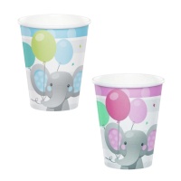 Gobelets Elephant Baby 250 ml - 8 pcs.