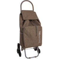 Chariot de magasinage 35 L avec poche ISO 3 roues - DCasa