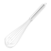 Fouet en acier inoxydable avec manche 35 cm - Dekora