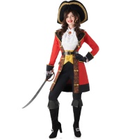 Costumes de capitaine pirate à crochets pour femmes