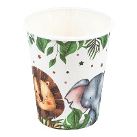 Gobelets Vintage Animaux - 8 unités
