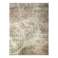 Carte en papier de riz 29,7 x 42,5 cm - Artis decor - 1 pc.