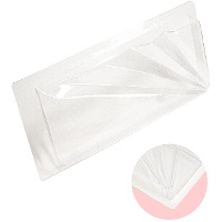 Moule en plastique pour nougat et chocolat de 20 x 8 cm en diagonal