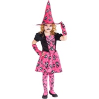 Costume de sorcière Costume de chat rose pour enfants