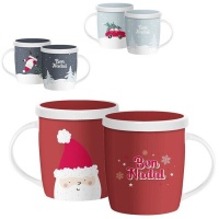 Mug Bon Nadal 350 ml avec filtre à thé - 1 unité