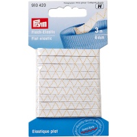 Ruban élastique 0,6 cm blanc plat - Prym - 3 m