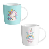 Mug Licornes 350 ml - 1 unité