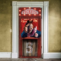 Poster de porte Killer Clown 80 x 180 cm