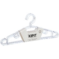 Cintres en plastique transparent - lot de 4