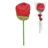 Rose en bonbon rouge de 30 gr - 1 unité