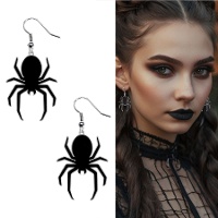 Boucles d'oreilles en forme d'araignées avec pattes - 1 paire
