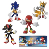 Set de figurines pour gâteaux Sonic - 4 pcs.