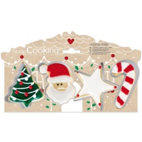 Découpoirs de Noël - Scrapcooking - 4 pcs.