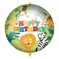 Bon anniversaire Safari Adventure Balloon 46 cm - Procos