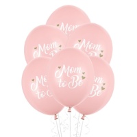 Ballons latex roses 30 cm - PartyDeco - 6 unités