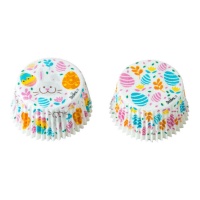 Capsules de cupcake lapin de Pâques - Decora - 36 unités