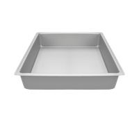 Moule carré en aluminium 30 x 30 x 7,5 cm - Decora