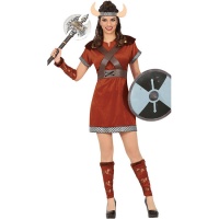 Costume de guerrier viking nordique pour femmes