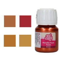 Peinture métallique comestible 30 ml - FunCakes