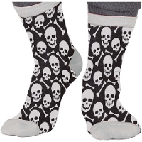 Chaussettes à motifs de crânes - 1 paire