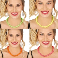 Collier assorti de couleur néon 40 cm - 1 pc.