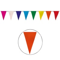 Bannière en papier triangle multicolore - 5 m