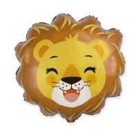 Ballon lion amusant 59 x 58 cm - Conver Party