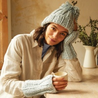 Kit de tricotage - Chapeau et moufles - DMC
