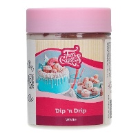 Pâte à sucre liquide blanc 375 g - Funcakes