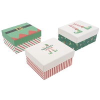 Boîte d'elfe de 12 x 10 x 6 cm assortie - 1 unité