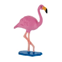 Dessus de gâteau flamant rose 7,5 cm - 1 unité