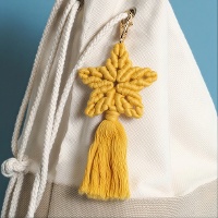 Kit macramé - Porte-clés étoile - Artemio - 2 pièces