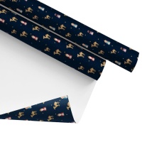 Papier cadeau des Rois Mages 70 cm x 2 m - 1 pc.