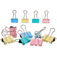 Pinces clips en couleurs pastel petits - 7 unités