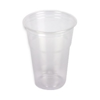 Béchers en plastique transparent de 300 ml - 50 pièces.