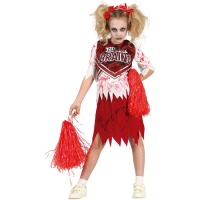 Costumes de pom-pom girl zombie sanglant pour les filles