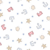Tissu piqué de coton Rapi - Indigo