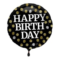 Ballon Happy Birthday Elegant 45 cm - Folat